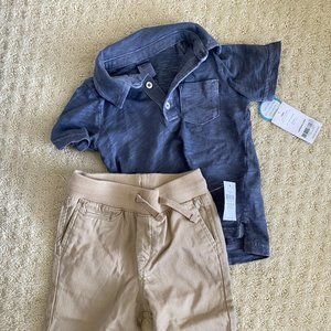 Bundle: Boys 18 Month Polo and Khakis